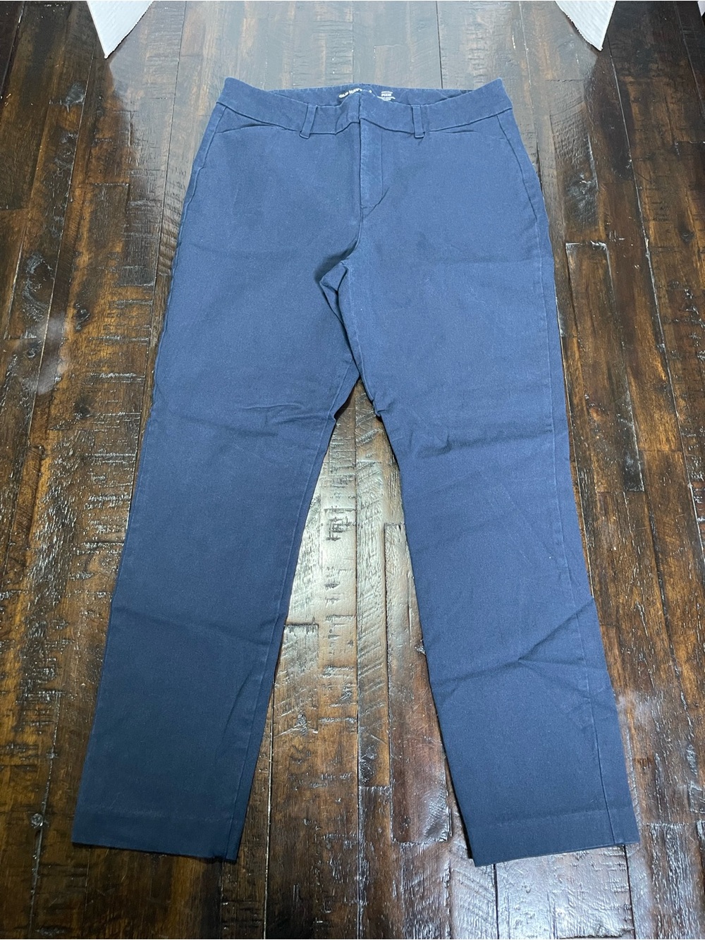 Old Navy Women's Cropped Slim Pants - Navy Blue